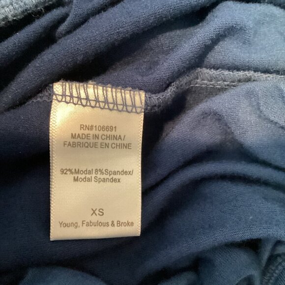 Young Fabulous & Broke Howell Romper Ombre Soft Modal Surplice V-Neck XS 283i - Picture 10 of 11